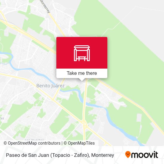 Paseo de San Juan (Topacio - Zafiro) map