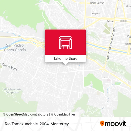 Río Tamazunchale, 2004 map