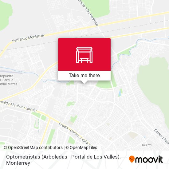 Optometristas (Arboledas - Portal de Los Valles) map