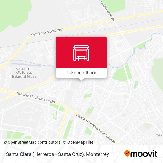 Mapa de Santa Clara (Herreros - Santa Cruz)