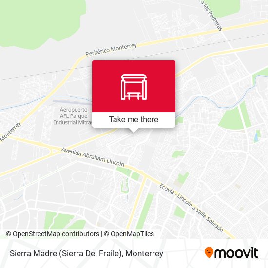 Sierra Madre (Sierra Del Fraile) map