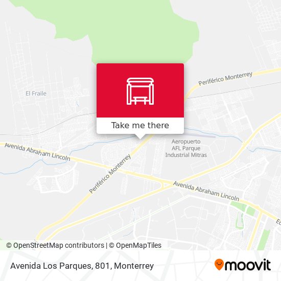 Mapa de Avenida Los Parques, 801