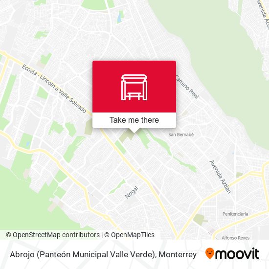 Mapa de Abrojo (Panteón Municipal Valle Verde)