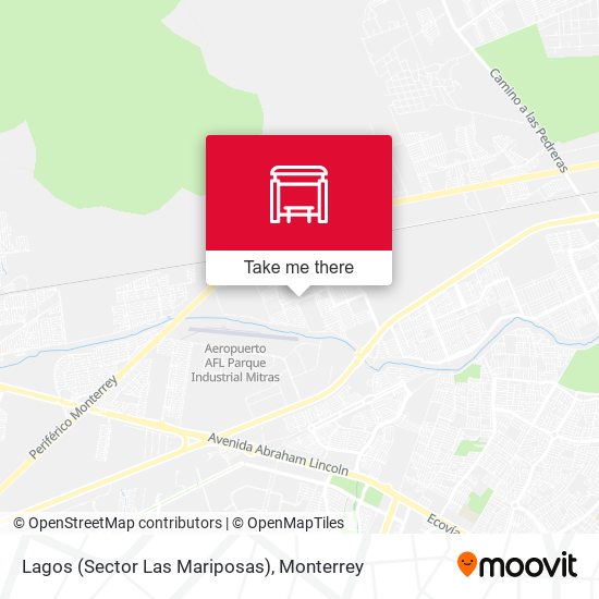 Mapa de Lagos (Sector Las Mariposas)