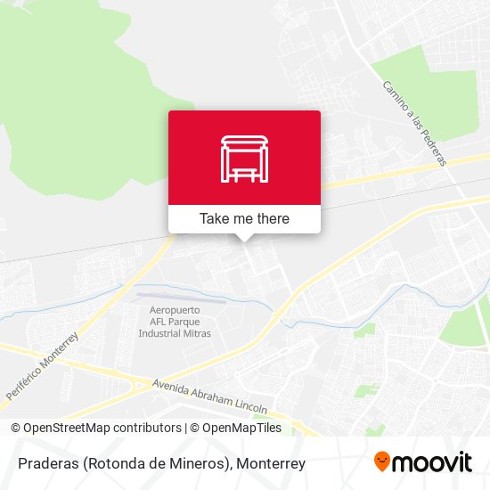 Praderas (Rotonda de Mineros) map