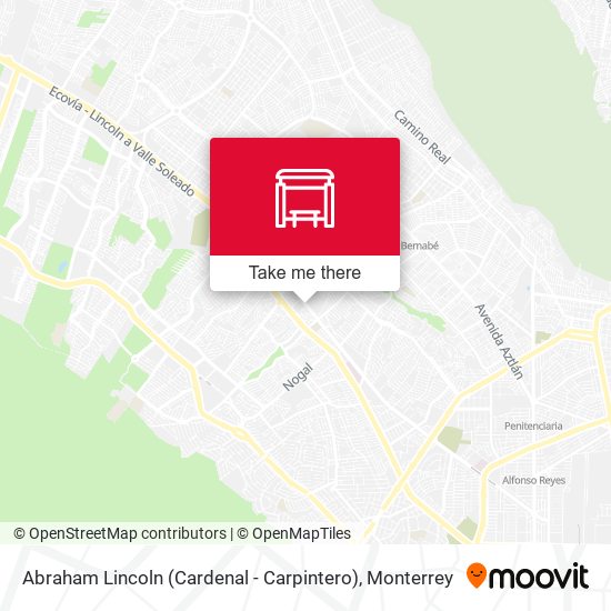Mapa de Abraham Lincoln (Cardenal - Carpintero)