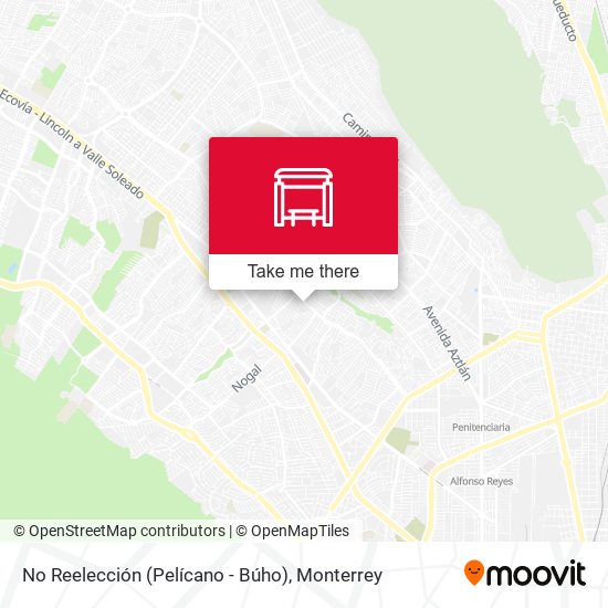 No Reelección (Pelícano - Búho) map