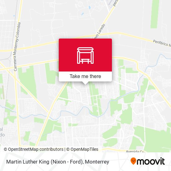 Mapa de Martin Luther King (Nixon - Ford)