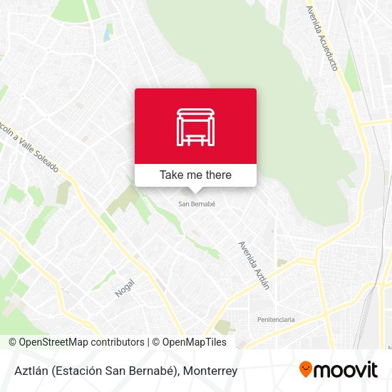 Aztlán (Estación San Bernabé) map