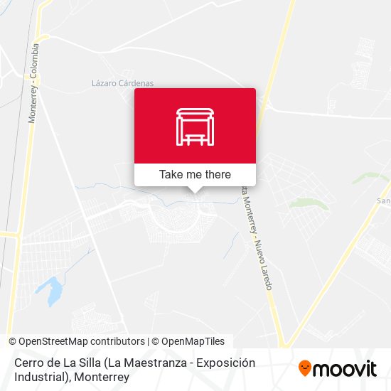 Cerro de La Silla (La Maestranza - Exposición Industrial) map