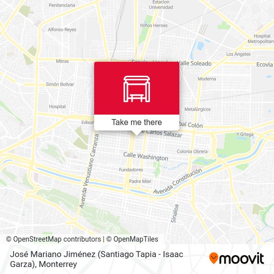 Mapa de José Mariano Jiménez (Santiago Tapia - Isaac Garza)