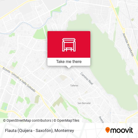 Mapa de Flauta (Quijera - Saxofón)