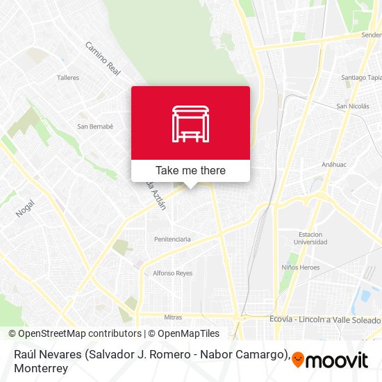 Mapa de Raúl Nevares (Salvador J. Romero - Nabor Camargo)