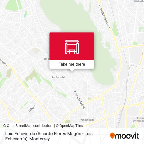 Luis Echeverría (Ricardo Flores Magón - Luis Echeverría) map