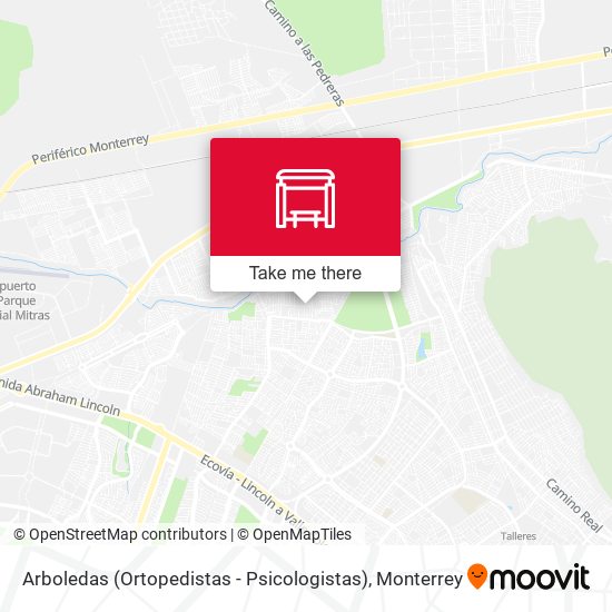 Arboledas (Ortopedistas - Psicologistas) map
