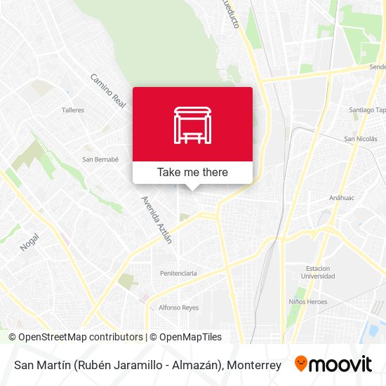 San Martín (Rubén Jaramillo - Almazán) map