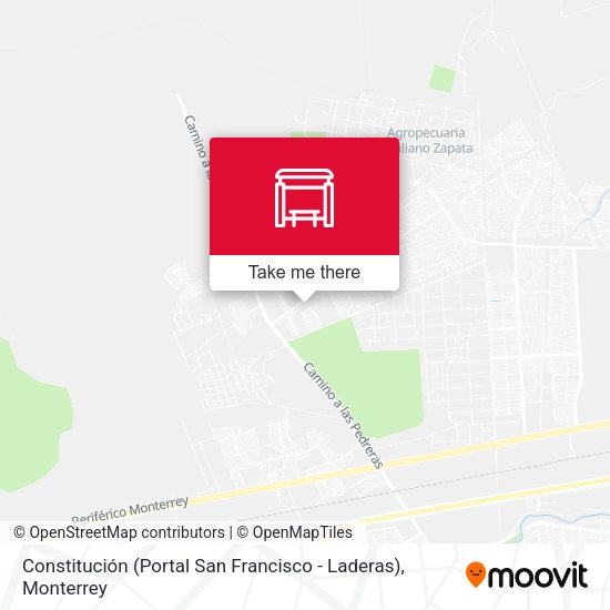 Mapa de Constitución (Portal San Francisco - Laderas)