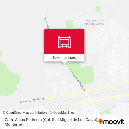 Cam. A Las Pedreras (Col. San Miguel de Los Garza) map