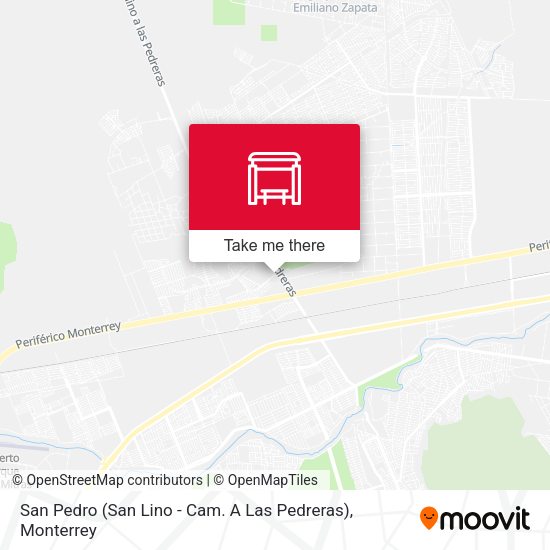 Mapa de San Pedro (San Lino - Cam. A Las Pedreras)