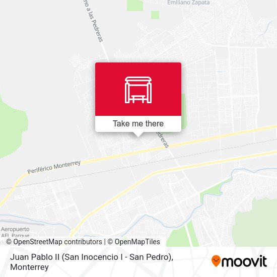 Juan Pablo II (San Inocencio I - San Pedro) map