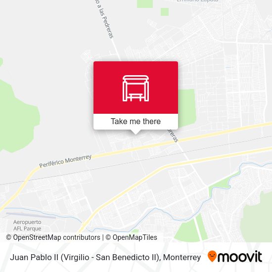 Juan Pablo II (Virgilio - San Benedicto II) map