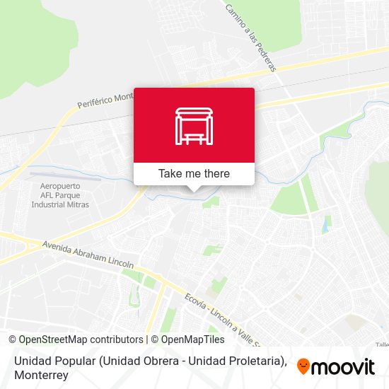 Mapa de Unidad Popular (Unidad Obrera - Unidad Proletaria)