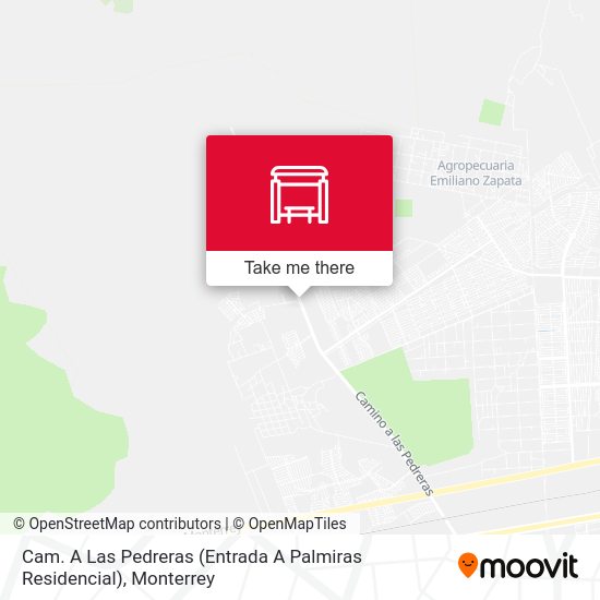 Mapa de Cam. A Las Pedreras (Entrada A Palmiras Residencial)