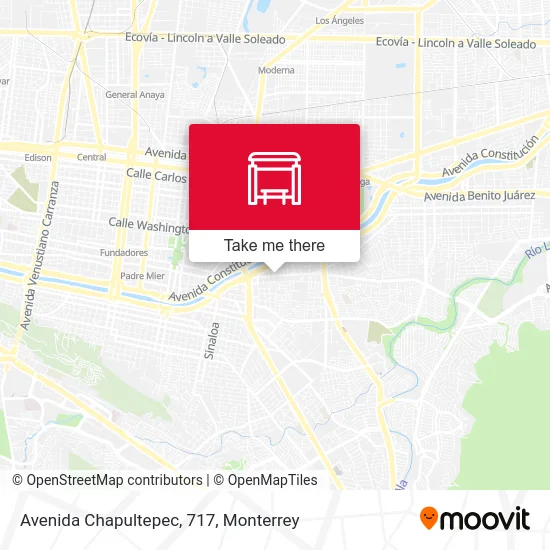 Avenida Chapultepec, 717 map