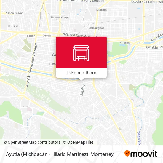 Mapa de Ayutla (Michoacán - Hilario Martínez)