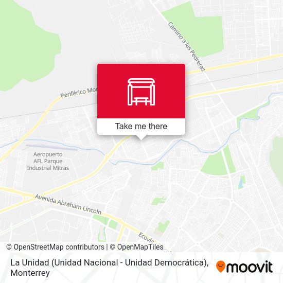Mapa de La Unidad (Unidad Nacional - Unidad Democrática)