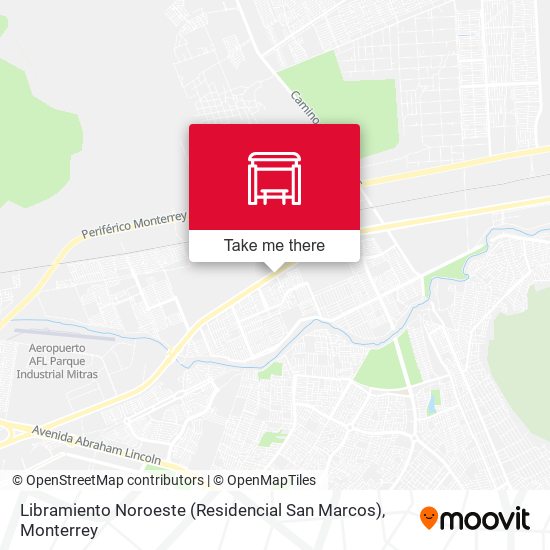 Libramiento Noroeste (Residencial San Marcos) map