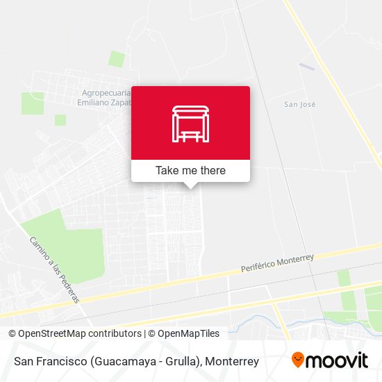 Mapa de San Francisco (Guacamaya - Grulla)