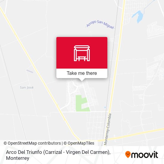 Arco Del Triunfo (Carrizal - Virgen Del Carmen) map