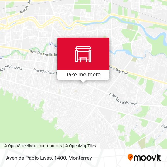 Avenida Pablo Livas, 1400 map