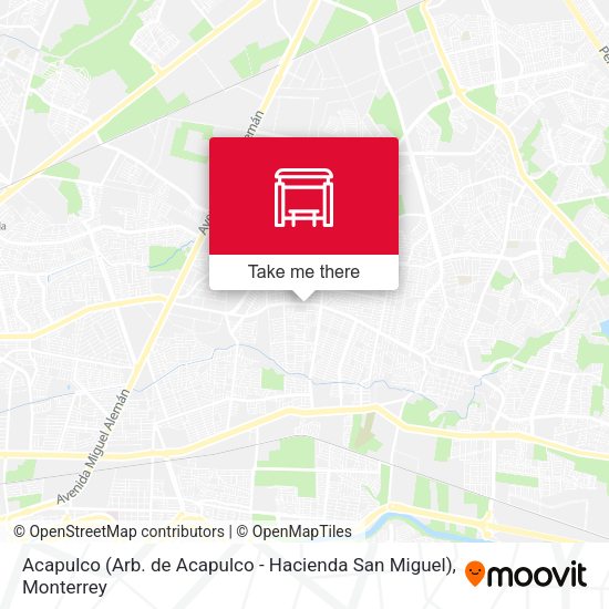 Acapulco (Arb. de Acapulco - Hacienda San Miguel) map