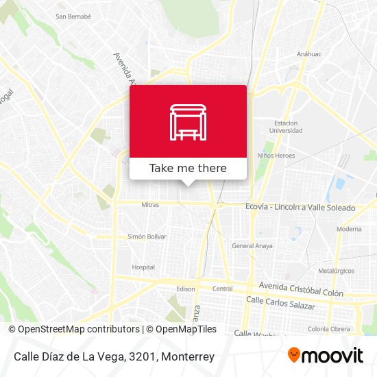 Calle Díaz de La Vega, 3201 map