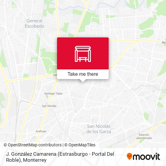 J. González Camarena (Estrasburgo - Portal Del Roble) map