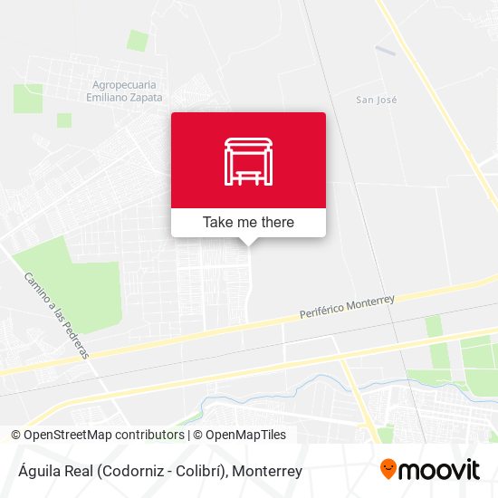 Águila Real (Codorniz - Colibrí) map