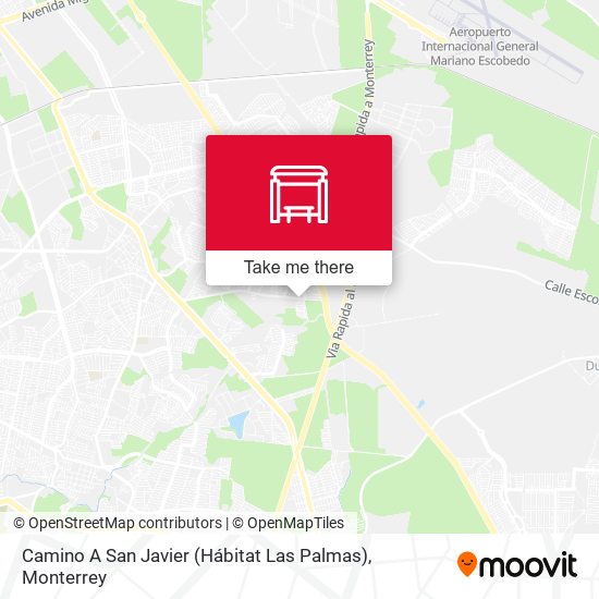 Mapa de Camino A San Javier (Hábitat Las Palmas)