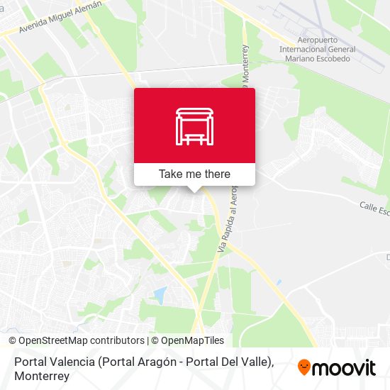 Portal Valencia (Portal Aragón - Portal Del Valle) map