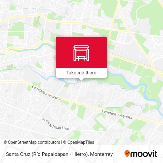 Santa Cruz (Río Papaloapan - Hierro) map