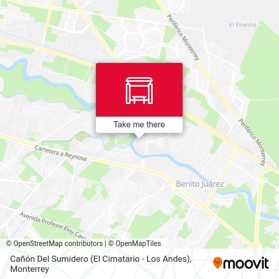 Cañón Del Sumidero (El Cimatario - Los Andes) map