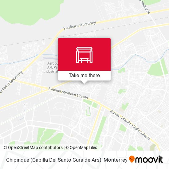 Chipinque (Capilla Del Santo Cura de Ars) map