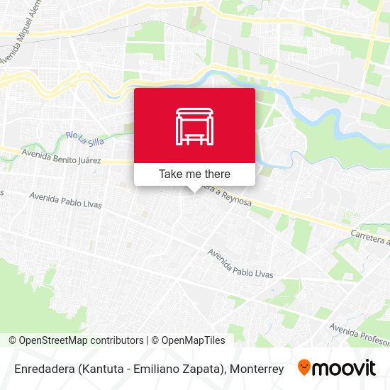 Mapa de Enredadera (Kantuta - Emiliano Zapata)