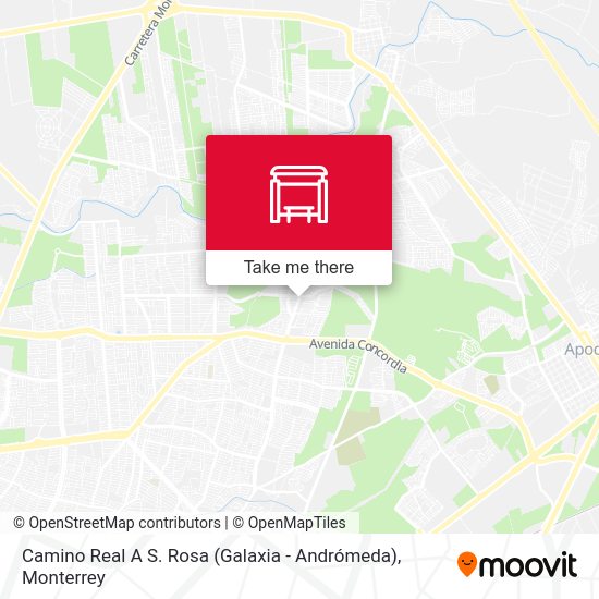 Mapa de Camino Real A S. Rosa (Galaxia - Andrómeda)