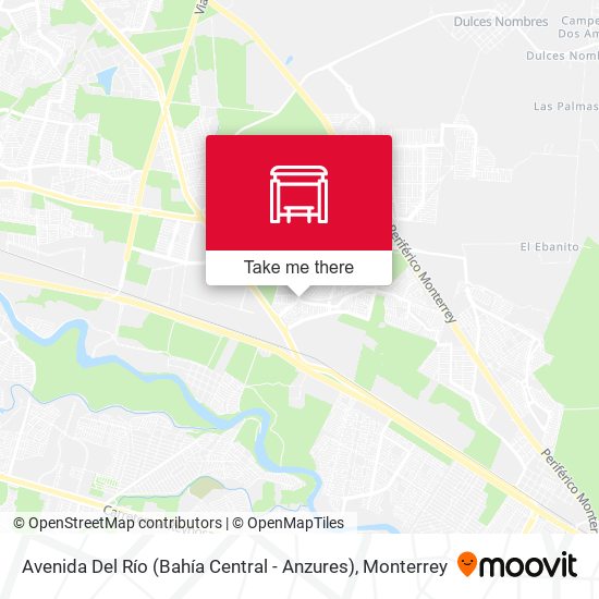 Avenida Del Río (Bahía Central - Anzures) map