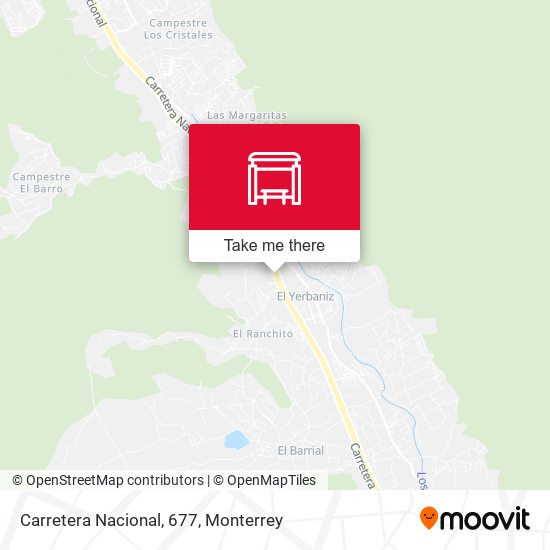 Carretera Nacional, 677 map