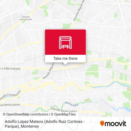 Adolfo López Mateos (Adolfo Ruíz Cortines - Parque) map