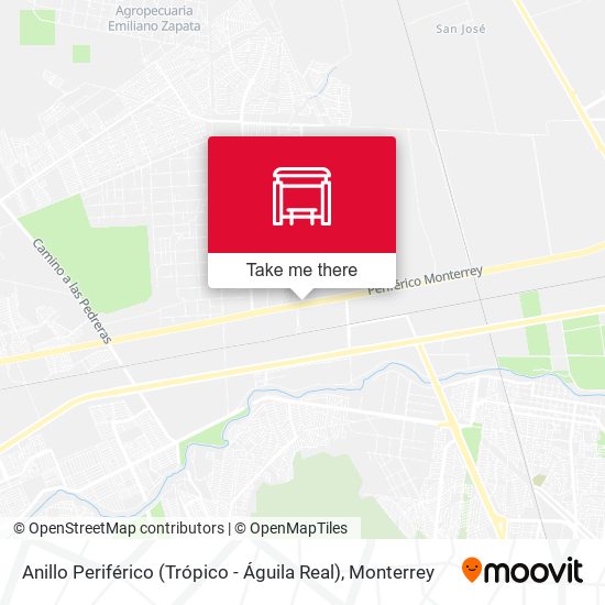 Mapa de Anillo Periférico (Trópico - Águila Real)