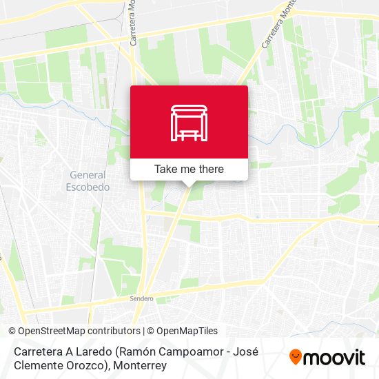 Mapa de Carretera A Laredo (Ramón Campoamor - José Clemente Orozco)